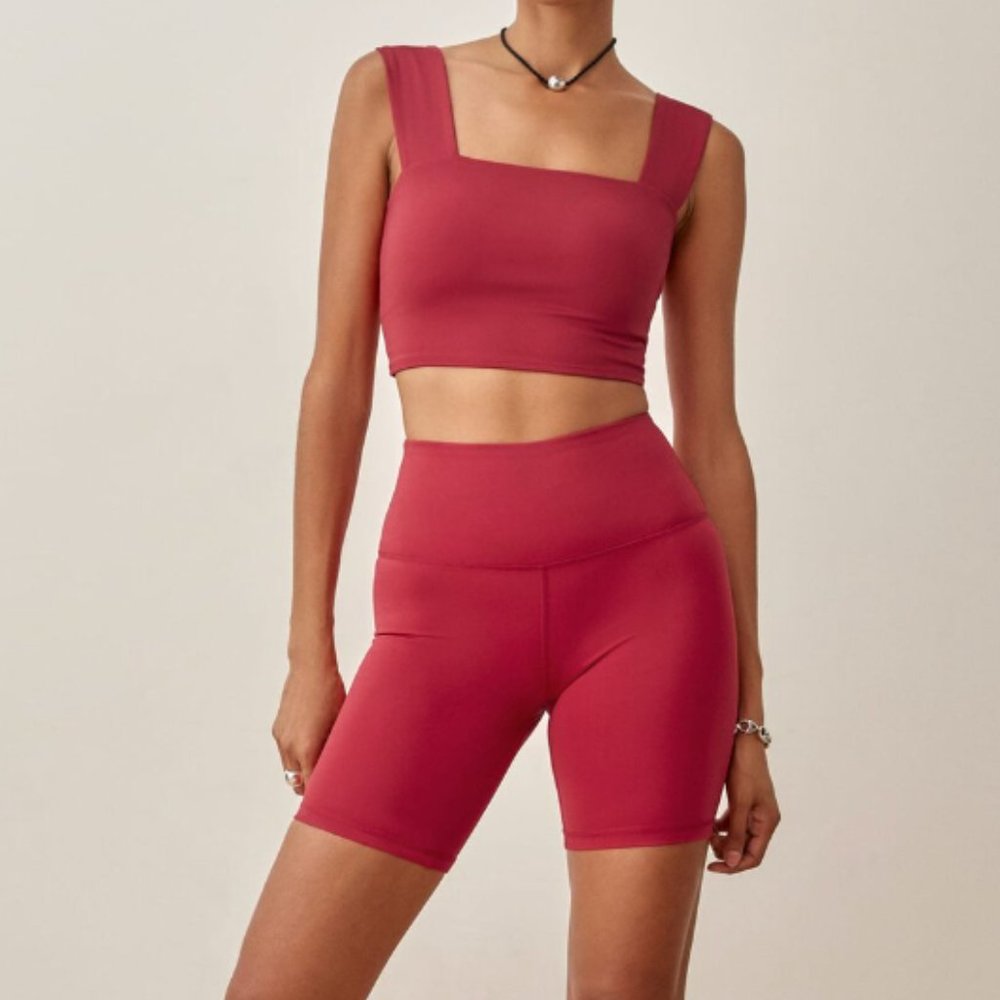 NWT Reformation Ecomove High Rise 7" Bike Short